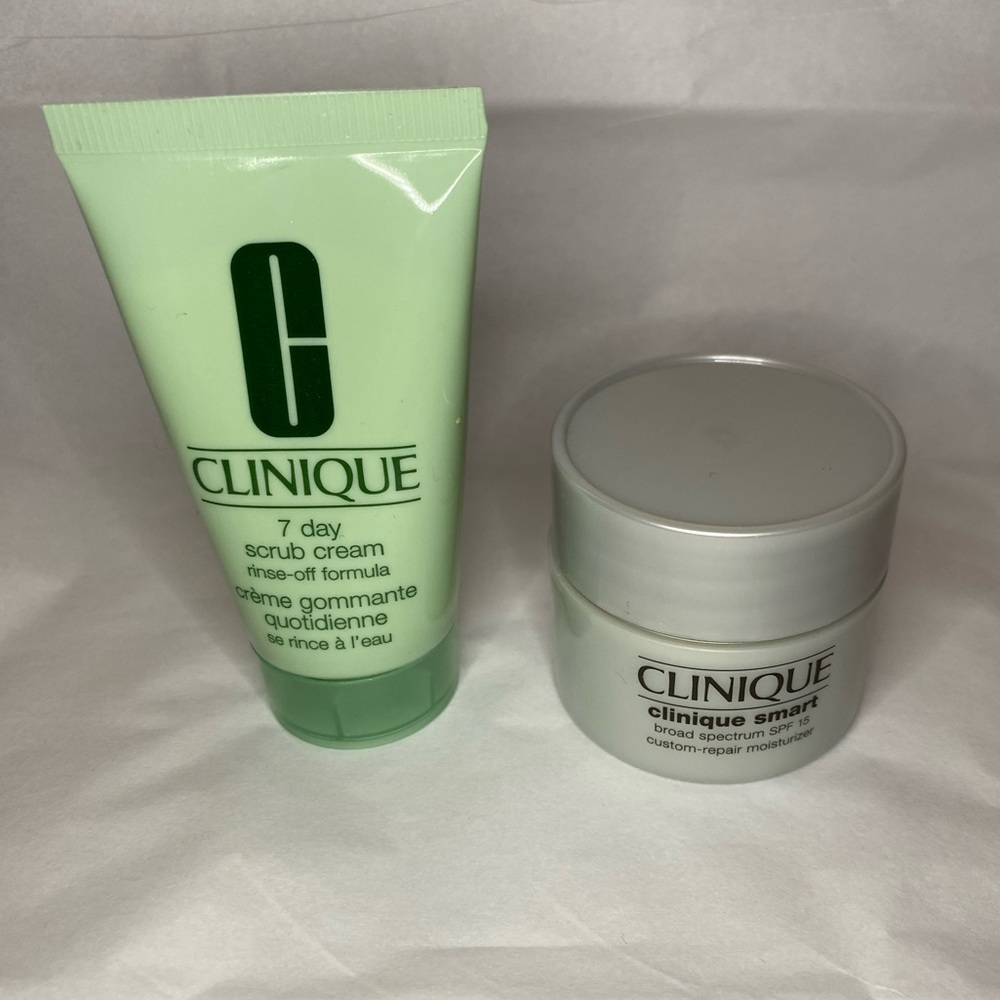 Clinique 7 Day Scrub Cream & Clinique Smart Broad Spectrum SPF 15 Moisturizer